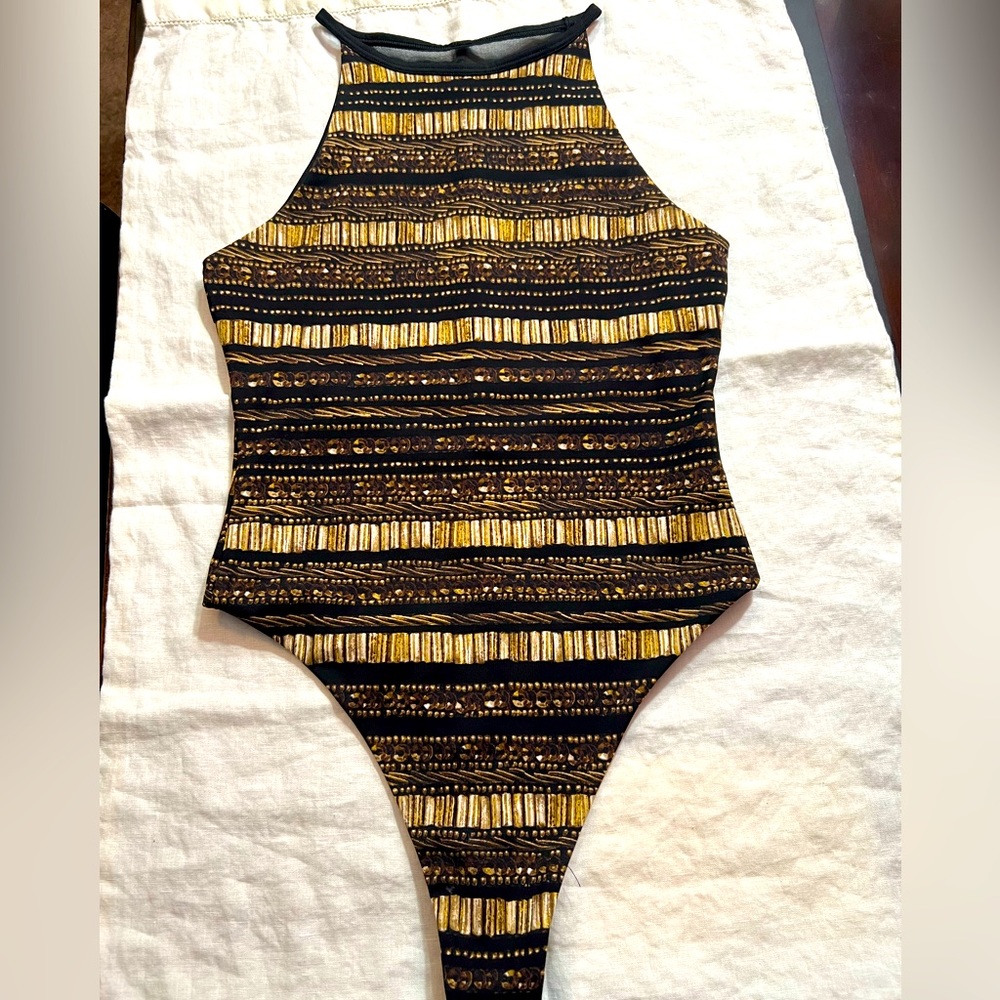 Victoria’s Secret Abstract Body Thong Sz Xs